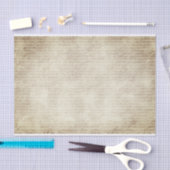 Cursief Schrijven Tekst op Perkamentpatroon Tissuepapier (Craft)