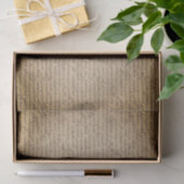  Cursief Schrijven Tekst op Perkamentpatroon Tissuepapier (Geschenk)