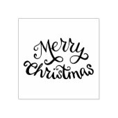 Cursief Script Merry Christmas Rubber Stamp Rubberstempel (Afrduk)