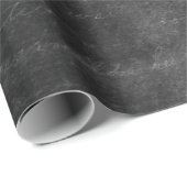 Cursief script op vervormd zwart cadeaupapier (Rol Hoek)