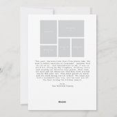 Cursief Script Vrolijk bloeien Volledige fotovakan Feestdagenkaart (Achterkant)