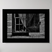 Cursief venster Afbeelding Poster (Voorkant)