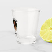 Cursieve 30e verjaardagsfoto shot glas (Rechts)