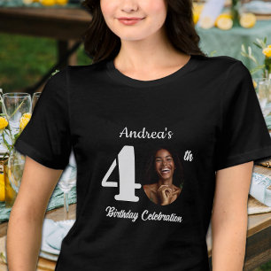 Cursieve 40e verjaardag foto gasten Tri-Blend shirt
