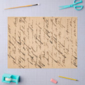  Cursieve Grunge Rustic Decoupage Tissuepapier (Craft)