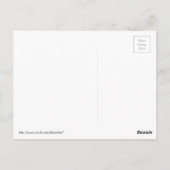 Cursieve handleiding voor kleine letters briefkaart (Achterkant)