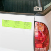 Cursieve letters bumpersticker (Op Truck)