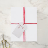 Cursieve moderne Kerstmis van en naar cadeauLabels (Met Touw)