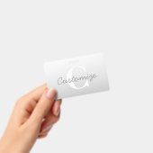 Cursieve naam of andere tekst met monogram | gradi badge (Handheld)