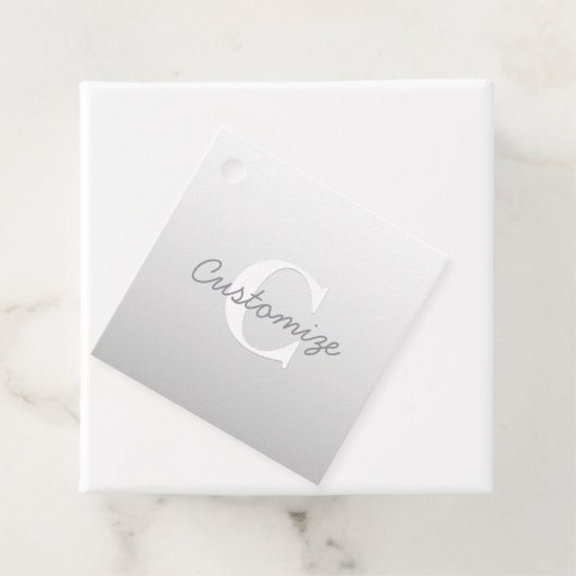 Cursieve naam of andere tekst met monogram | gradi bedankjes labels (In situ)