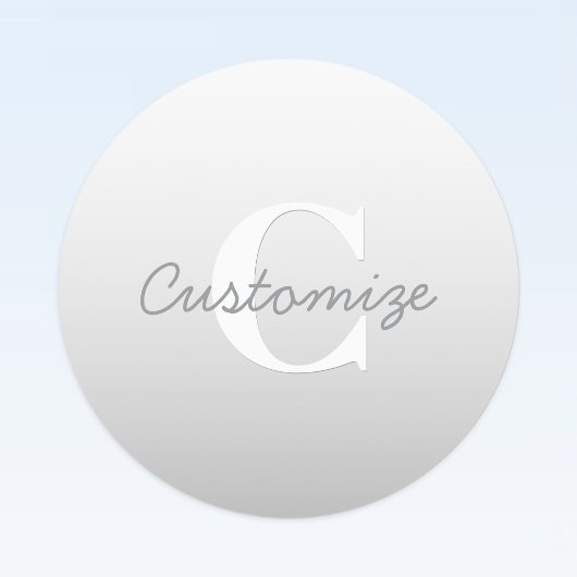 Cursieve naam of andere tekst met monogram | gradi labels