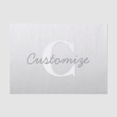 Cursieve naam of andere tekst met monogram | gradi tissuepapier (Voorkant)