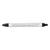Cursieve schrijfmachine grappige ballpoint pen (Voorkant)