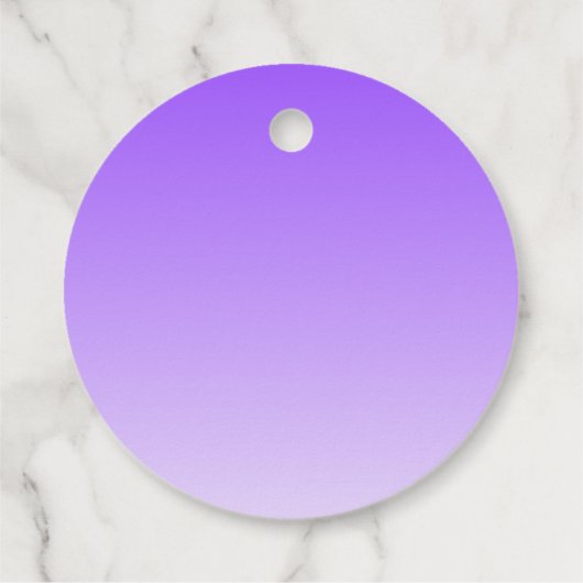 Cursieve scriptnaam en bewerkbare lichte Paarse om Bedankjes Labels (Achterkant)