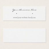 Cursieve Skinny Stud die Visitekaartjes verdient (Voorkant /achterkant)