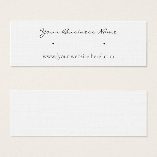 Cursieve Skinny Stud die Visitekaartjes verdient (Voorkant /achterkant)