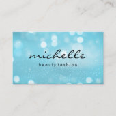 Cursieve tekst | Magische achtergrond Visitekaartje (Voorkant)