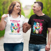 Cursillo DeColores Haan- en kruispenseelstreken T-shirt