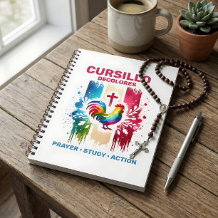 Cursillo DeColores Haan & Kruis Kwaststreken Notitieboek