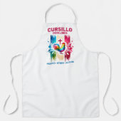 Cursillo DeColores Haan & Kruis Kwaststreken Schort (Voorkant)