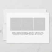 Cursive Handlettered Afstudeerder Aankondiging met (Achterkant)