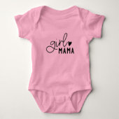 Cursive Heart Mama Pride  Romper (Voorkant)