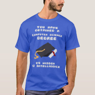 Cursus computerwetenschappen afstuderen grappige g t-shirt