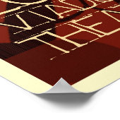 Cursus Empire Retro Poster. Dikken door Atalee Poster (Hoek)