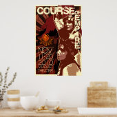 Cursus Empire Retro Poster. Dikken door Atalee Poster (Keuken)