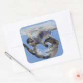 Cursus Vierkante Sticker (Envelop)