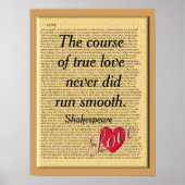 Cursus ware liefde - kunstdrukken poster (Voorkant)