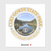Curt Gowdy SP Sticker (Vel)
