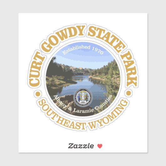 Curt Gowdy SP Sticker (Vel)