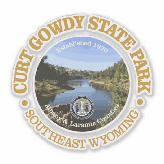 Curt Gowdy SP Sticker (Voorkant)
