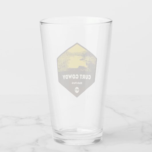 Curt Gowdy State Park Wyoming Glas (Achterkant)