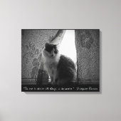 Curtain Call by djoneill w / Margaret Benson Quote Canvas Afdruk (Voorkant)