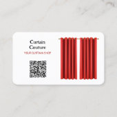 Curtain Shop Custom QR Visitekaartje (Voorkant)