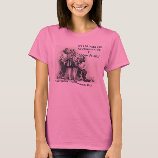 CURTAINS "Show Mensen" T-shirt (Voorkant)