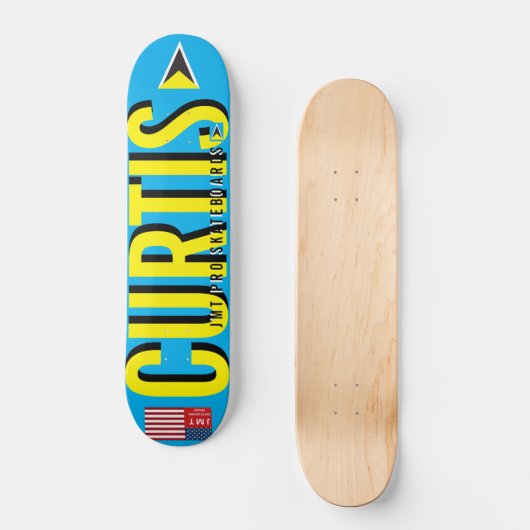 CURTIS 7 3/4" Skateboard Deck (Voorkant)