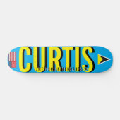CURTIS 7 3/4" Skateboard Dek (Horizontaal)