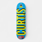 CURTIS 7 3/4" Skateboard Dek (Voorkant)