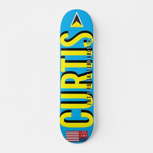CURTIS 7 3/4" Skateboard Dek (Voorkant)