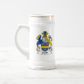 Curtis Family Crest Bierpul (Links)