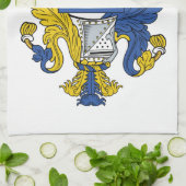Curtis Family Crest Theedoek (Gevouwen)