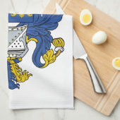 Curtis Family Crest Theedoek (Quarter Fold)