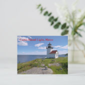 Curtis Island Light, Maine Briefkaart (Staand voorkant)