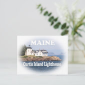 Curtis Island Lighthouse Briefkaart (Staand voorkant)