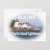 Curtis Island Lighthouse Briefkaart (Voorkant / Achterkant)