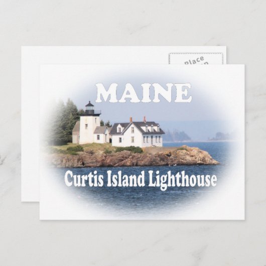 Curtis Island Lighthouse Briefkaart (Voorkant / Achterkant)