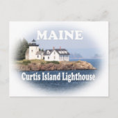 Curtis Island Lighthouse Briefkaart (Voorkant)